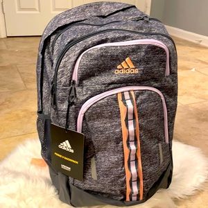 Adidas prime V backpack purple and coral. NWT.